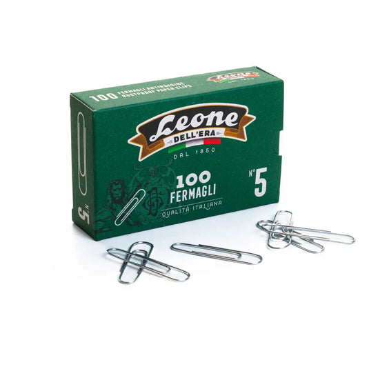 Fermagli Leone in varie misure scatola 100 pezzi