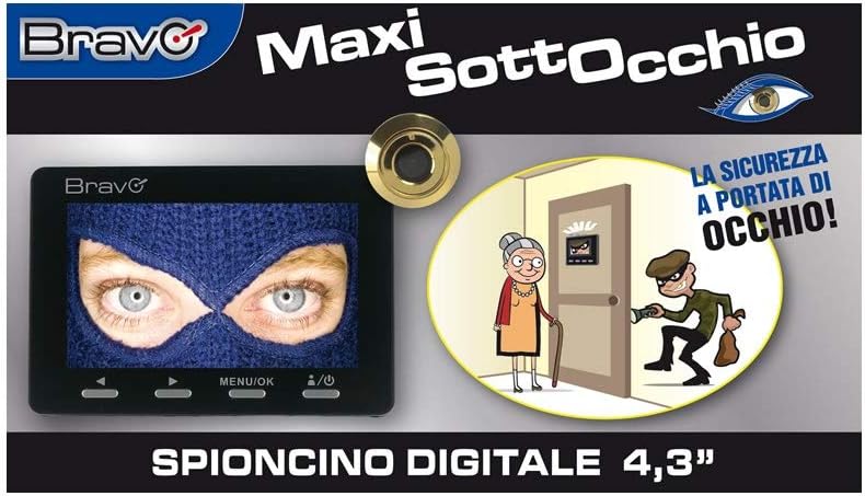 Carica immagine in Galleria Viewer, SPIONCINO DIGITALE MAXI SOTTOCCHIO