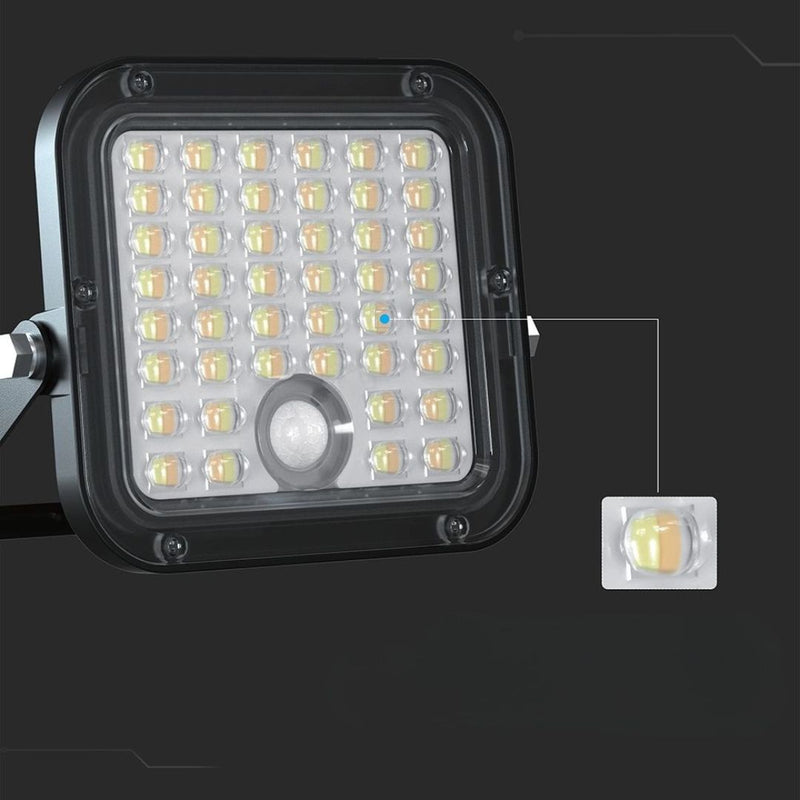 Carica immagine in Galleria Viewer, 10W LED Solar Floodlight LiFePo Battery Black CCT 4000K+6000K