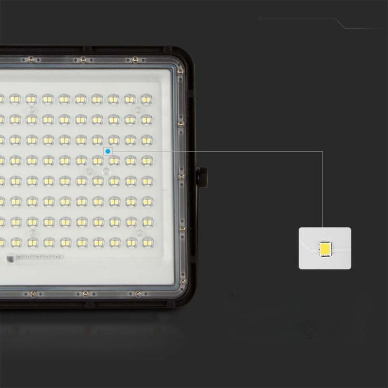 Carica immagine in Galleria Viewer, 20W LED Solar Floodlight 6400K Replaceable Battery 3m Wire Black Body