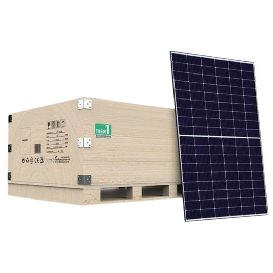 Set 6.4kW con 15 Pannelli Solari 430W N-Type TOPCon Full Black 1722x1134x30mm