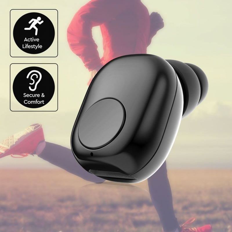 Carica immagine in Galleria Viewer, Auricolari bluetooth senza fili con microfono nero V-TAC