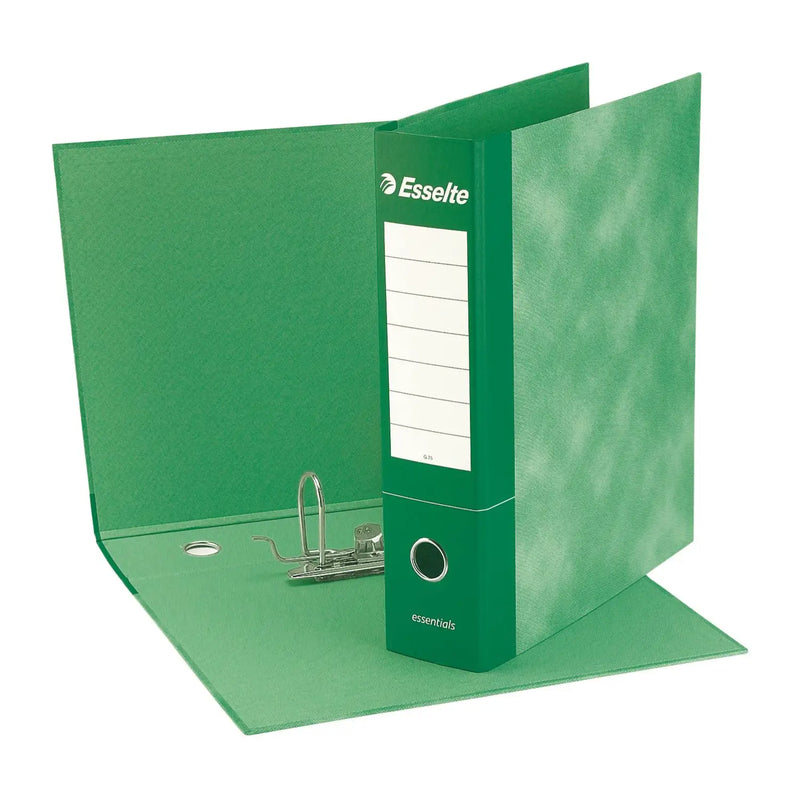 Carica immagine in Galleria Viewer, Raccoglitori Esselte Essentials Protocollo D8 Verde con custodia – Conf. 6 pz