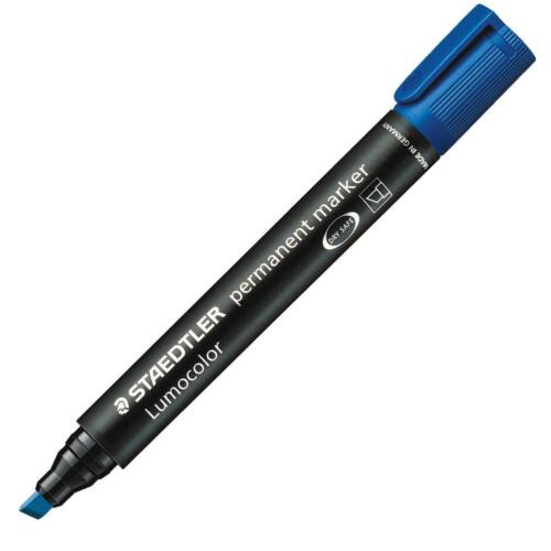 STAEDTLER LUMACOLOR MARCATORE PERMANENTE PUNTA SCALPELLO CONF. 10 PZ.