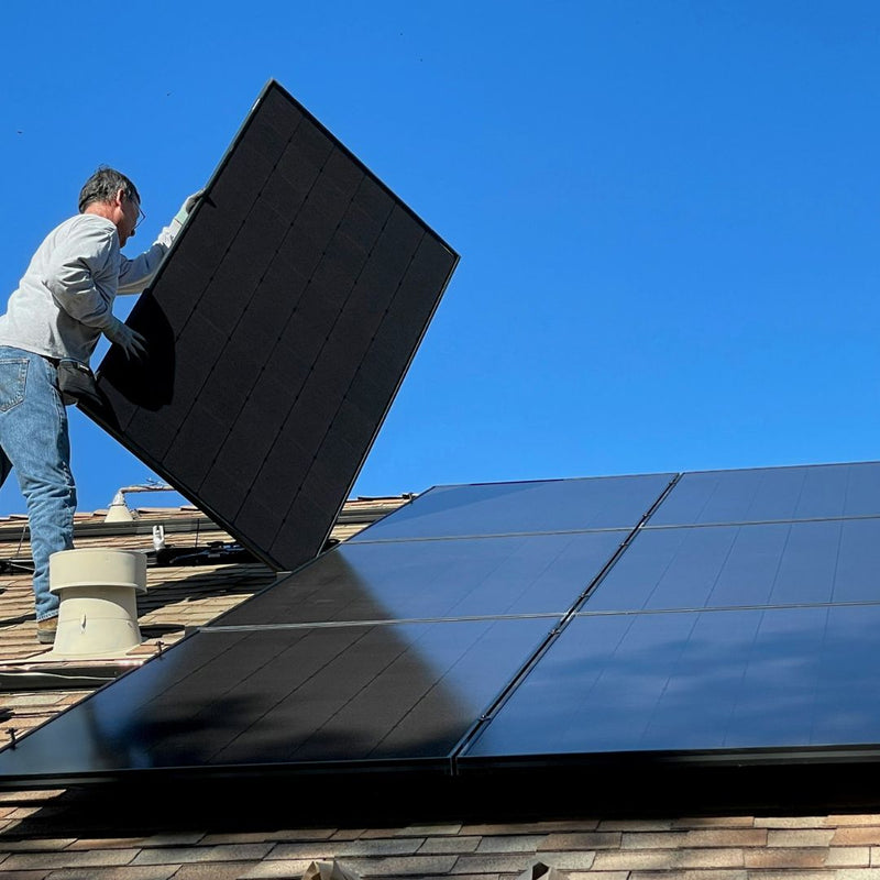 Carica immagine in Galleria Viewer, Kit Fotovoltaico 5kW - 440W 12 Pannelli N-TOPCon - Monocristallini - Full Black