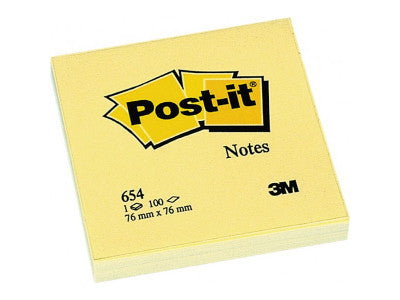 Carica immagine in Galleria Viewer, Post-it® Canary Yellow – 12 blocchetti da 100 fogli, adesivo riposizionabile
