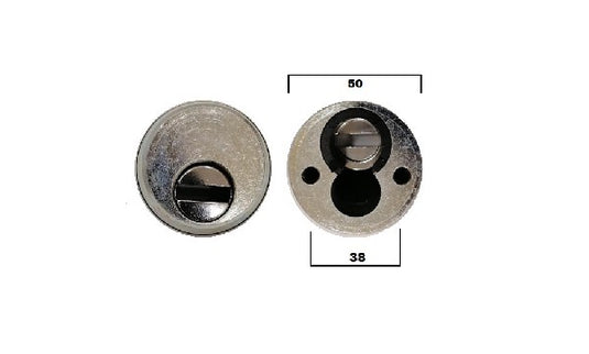 Kit serratura FORTEZZA Ø50xh25 mm ottone lucido