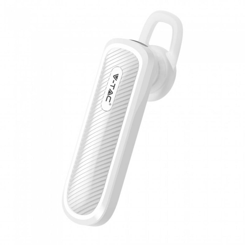 Carica immagine in Galleria Viewer, Auricolare bluetooth per musica e chiamate bianco 70 mAh
