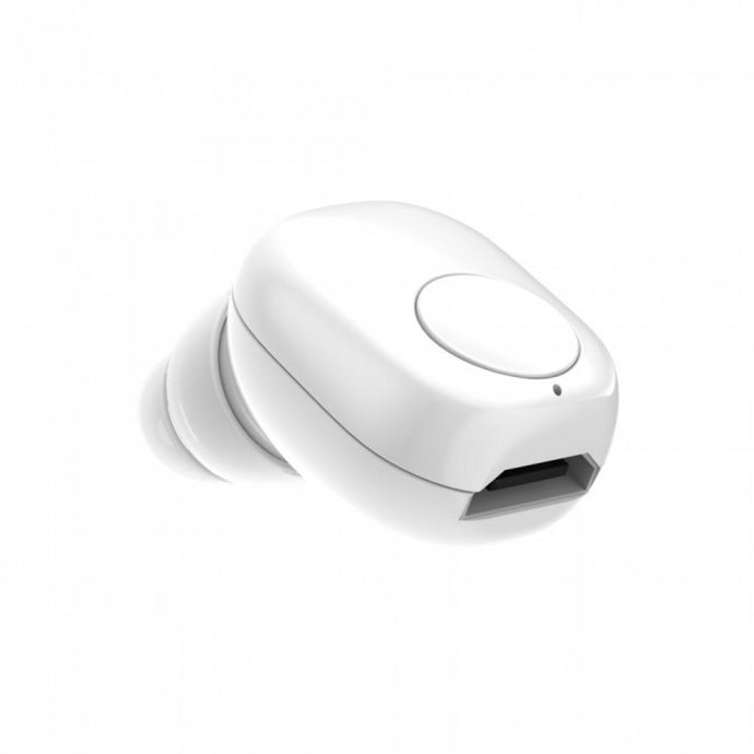 Auricolari bluetooth senza fili con microfono bianco V-TAC