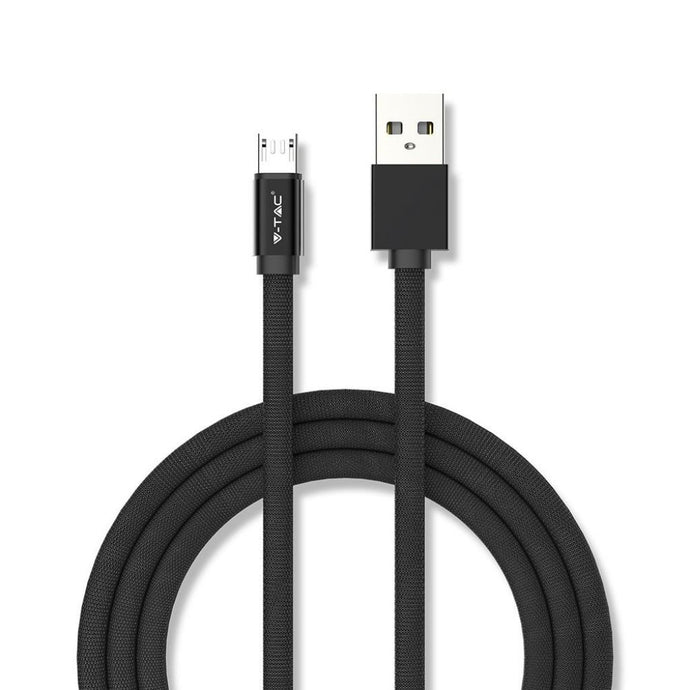 Cavo Micro USB 1 m Ricarica Rapida 2,4 A – Serie Ruby Nero