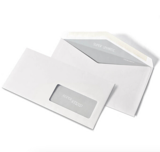 Busta postale con finestra trasparente Blasetti 12 x 18 cm 500 pezzi