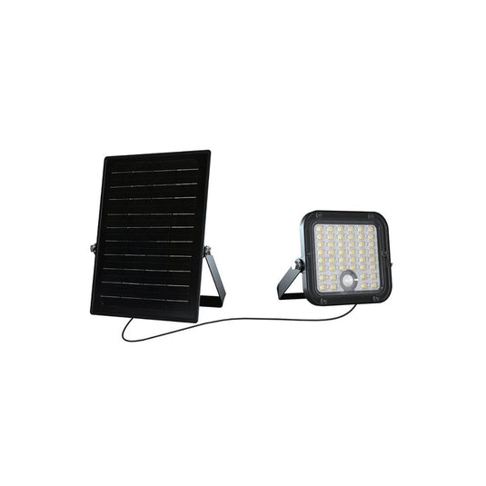 Faro LED Solare 10W con Telecomando – 1500lm, 2 Toni di Luce, Cavo 5m