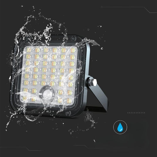 Faro LED Solare 10W con Telecomando – 1500lm, 2 Toni di Luce, Cavo 5m