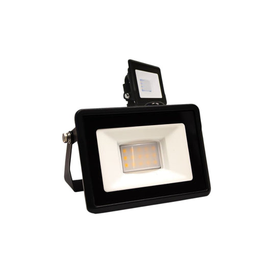 Faro LED PRO 10W Samsung Chip – 735lm Bianco Freddo 6500K IP65 Nero