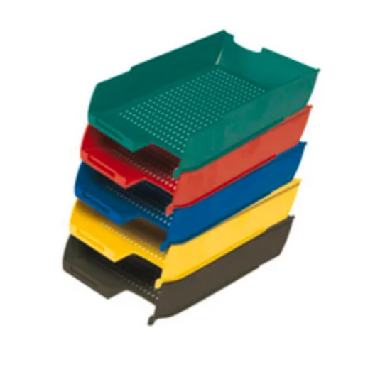 Vaschetta portacorrispondenza Methodo PS7 Star A4 Verde – 255×355×65 mm ()