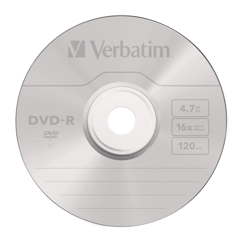 Carica immagine in Galleria Viewer, DVD-R Verbatim Printable 4,7 GB 16x – Confezione 10 pezzi
