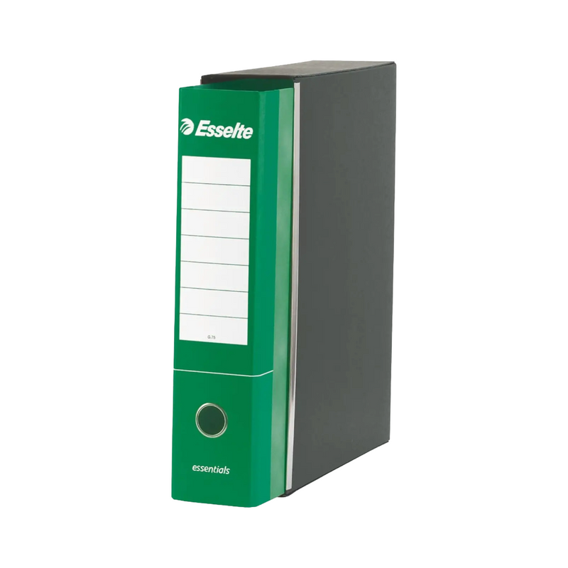 Carica immagine in Galleria Viewer, Raccoglitori Esselte Essentials Protocollo D8 Verde con custodia – Conf. 6 pz
