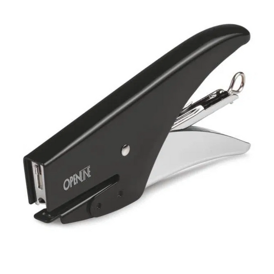 Cucitrice a pinza Openline 0185N – acciaio cromato, carica 150 punti 6/4, nera